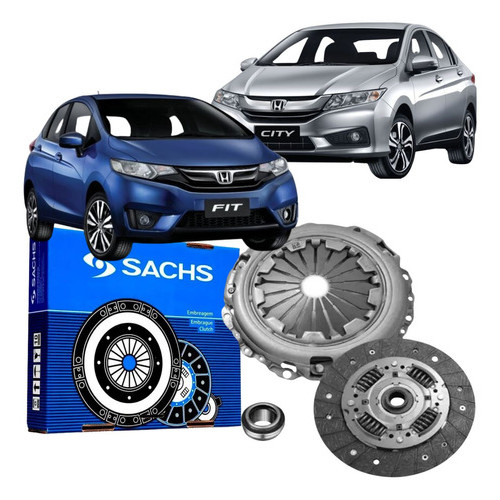 Kit Embreagem Sachs Para Honda City 1.5 16v 2010 Até 2024 em Oferta na Shopee