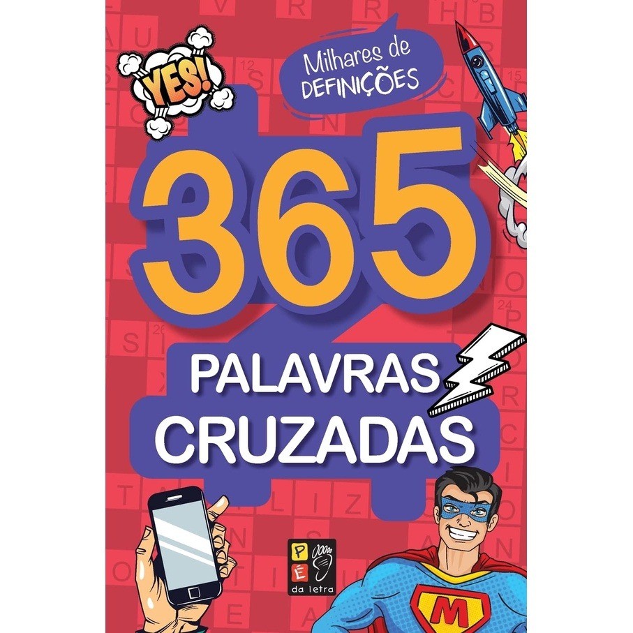 365 Palavras Cruzadas | Milhares de Definições | Rosa Escuro em Oferta na Shopee