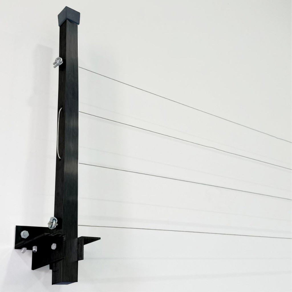 Varal De Parede Retrátil Em Aço Dobrável, Articulado, Cabo De Aço Encapado 60 Kg ENVIO IMEDIATO em Oferta na Shopee