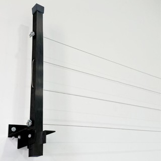 Varal De Parede Retrátil Em Aço Dobrável, Articulado, Cabo De Aço Encapado 60 Kg ENVIO IMEDIATO em Oferta na Shopee