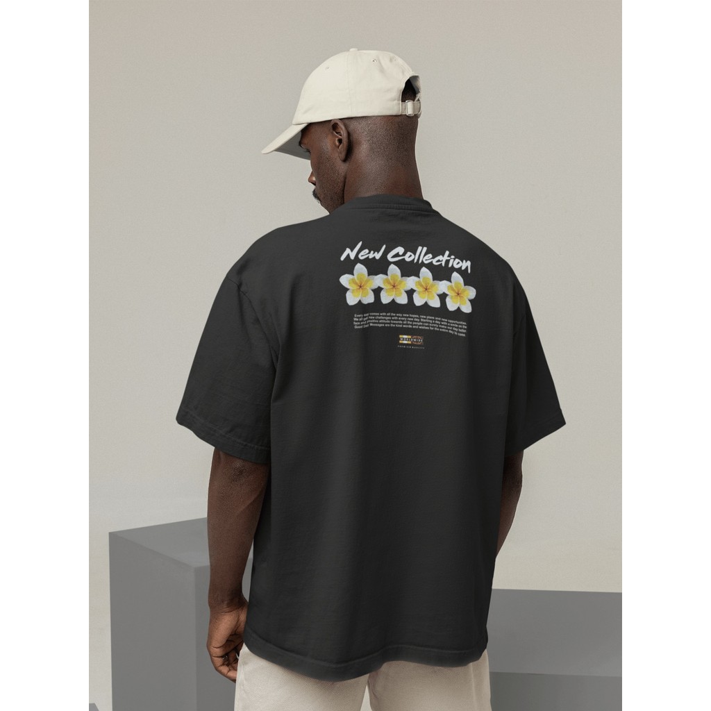 Camisa Camiseta Oversized Gola Alta Streetwear Masculino Algodão Urbano Treino Preto Off Whte Estampado - NEW COLLECTION