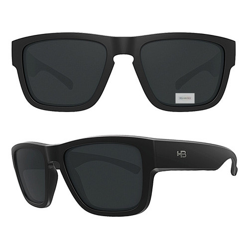 Óculos Sol Hb H-bold Matte Black Polarized Gray Original