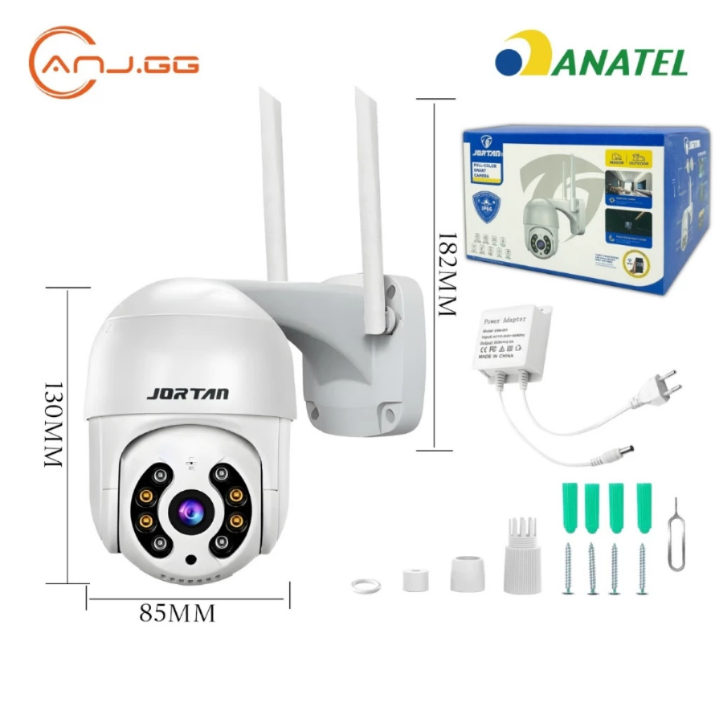 Câmera Segurança Wifi Smart IP Yoosee A8 Áudio Infravermelho Sem Fio Casa