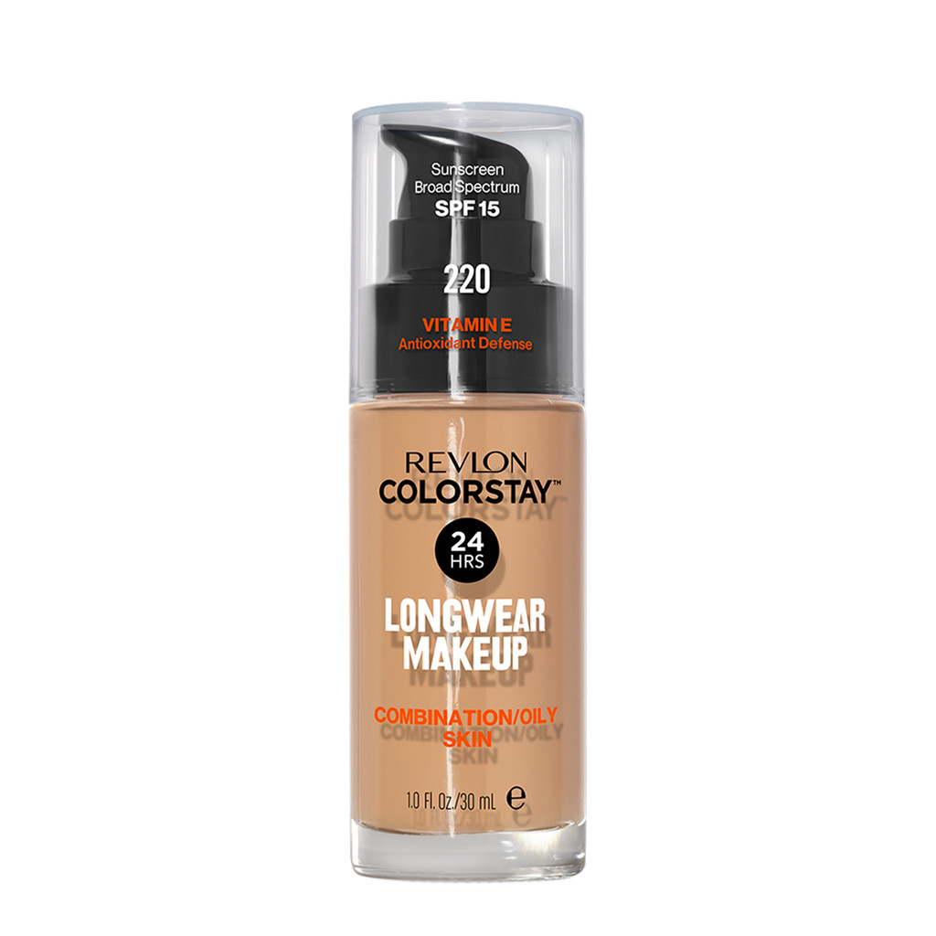 Revlon Colorstay Makeup for Combination Oily Pele 220 Natural Beige - Base Matte 30ml