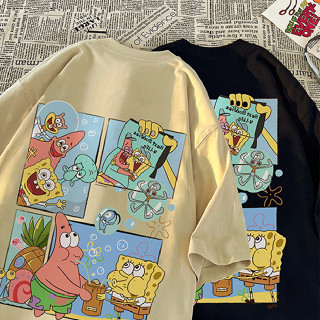 Camiseta Várias Estampas Bob Esponja Patrik Estrela Camisa 100% Algodão Envio imediato em Oferta na Shopee