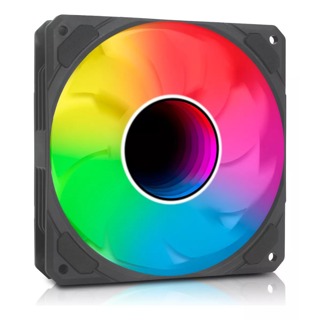 Cooler Fan Gamer 120mm Led RGB G-VR340 Silencioso Gabinete em Oferta na Shopee
