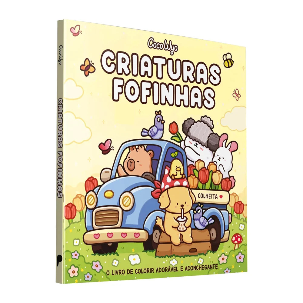 Livro Cantinhos Bonitinhos | Colheita | Livro de Colorir Coco Wyo