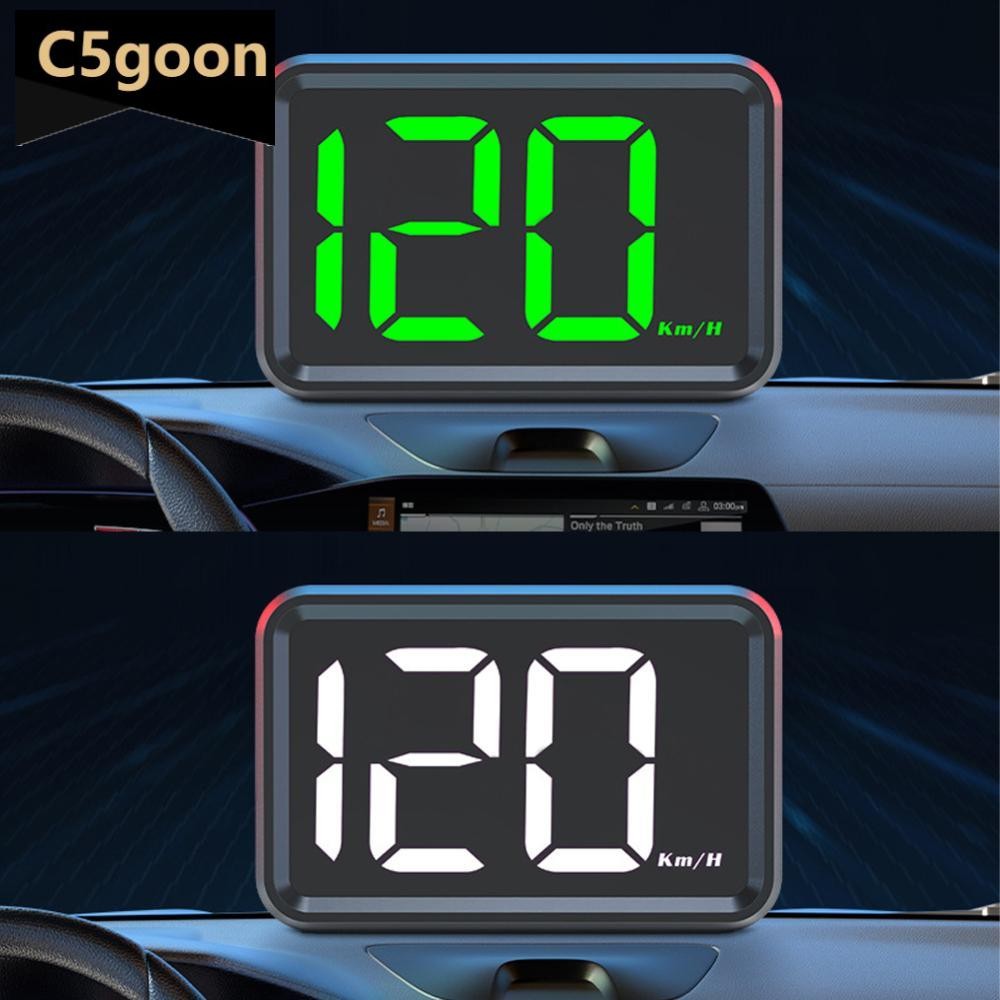 C5GOON Carro GPS HUD Cabeça Display Velocímetro Digital KMH/MPH Medidor De Velocidade Para Caminhão Plug and Play Peças