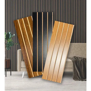 Kit 50 Placas Ripadas MDF - Revestimento Decorativo de Parede 45x11cm Painel Moderno em Oferta na Shopee