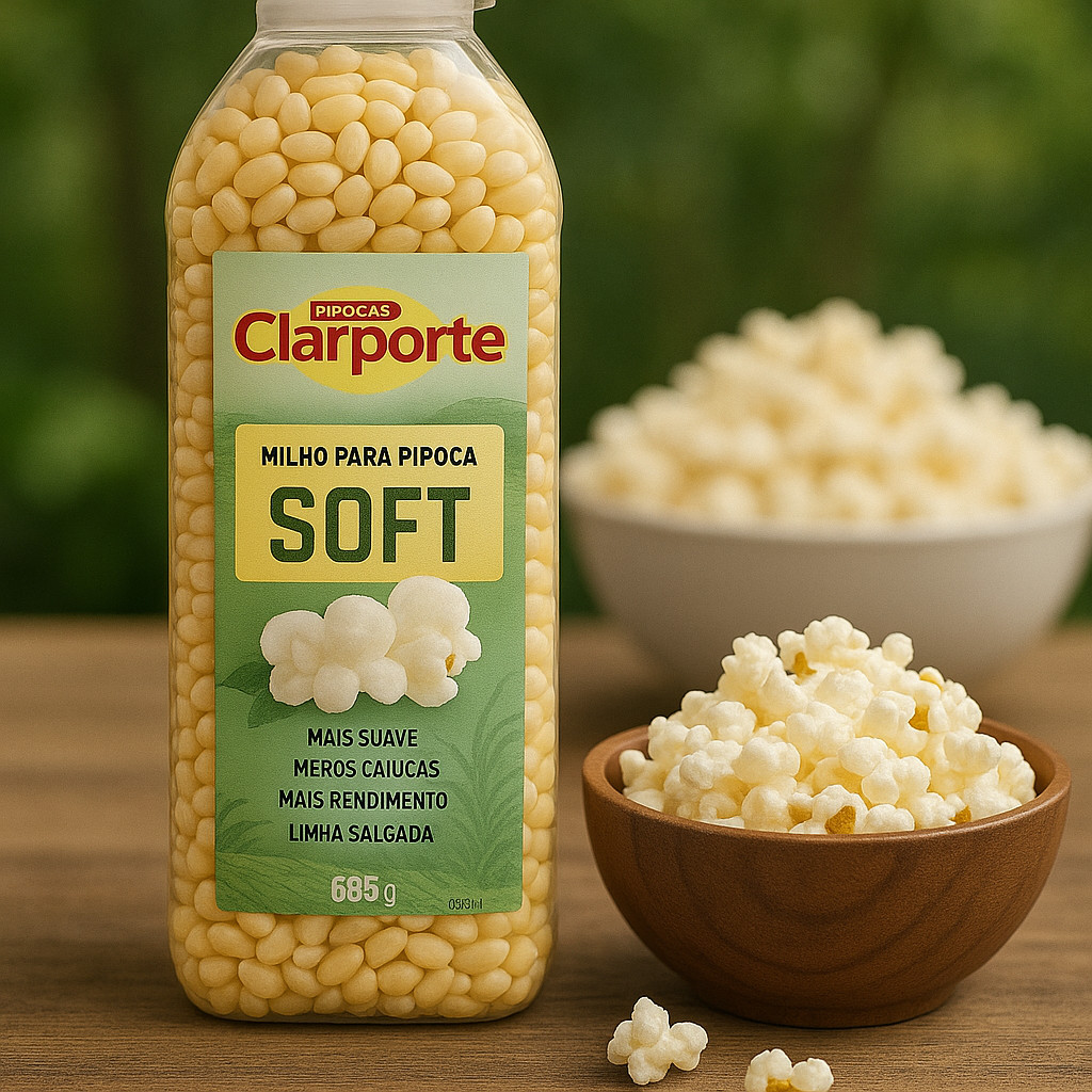 MILHO PARA PIPOCA SOFT 685Gr - PIPOCA PEQUENA MACIA IDEAL PARA CRIANÇAS - CIANORTE em Oferta na Shopee