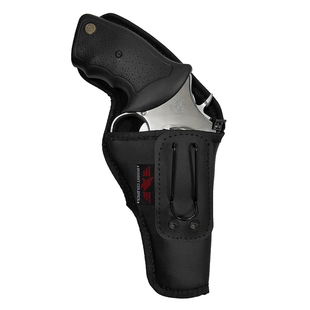 Coldre Velado Para Revolver 856 38 3 Polegadas 6 Tiros em Neoprene e Couro P.U