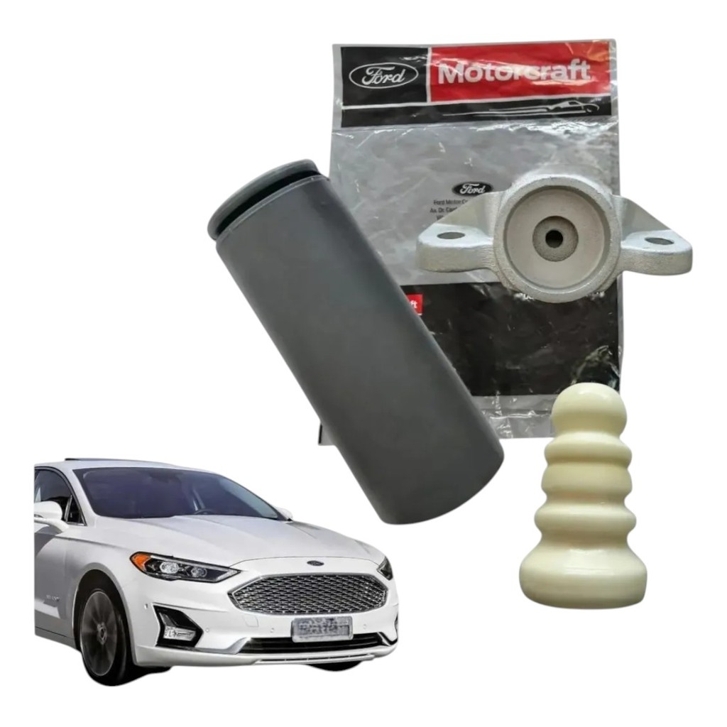 Kit Batente Coxim Amortecedor Traseiro Ford Fusion 2013 a 2019  Original Ford - BJ4T5K550FA