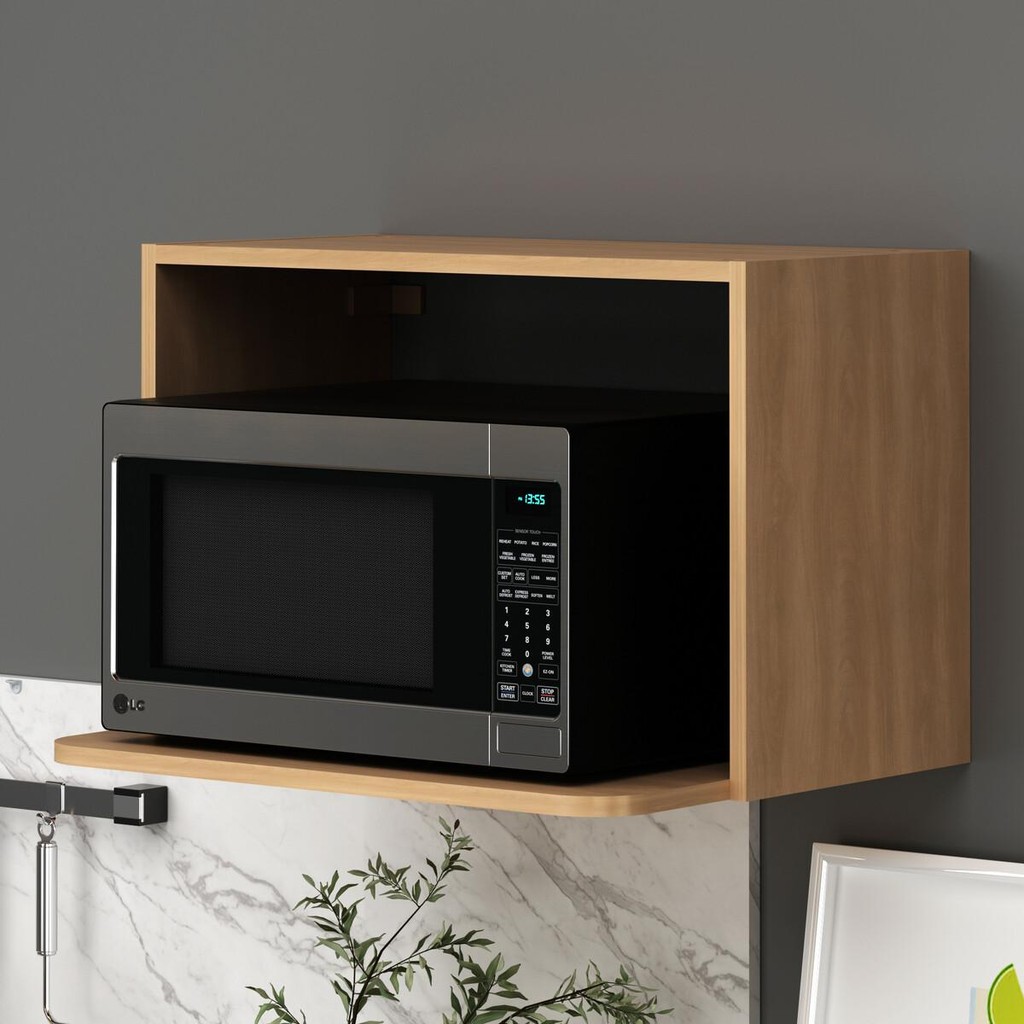 Nicho de Cozinha Aéreo para Micro-ondas 60cm Multimóveis CR20412 em Oferta na Shopee