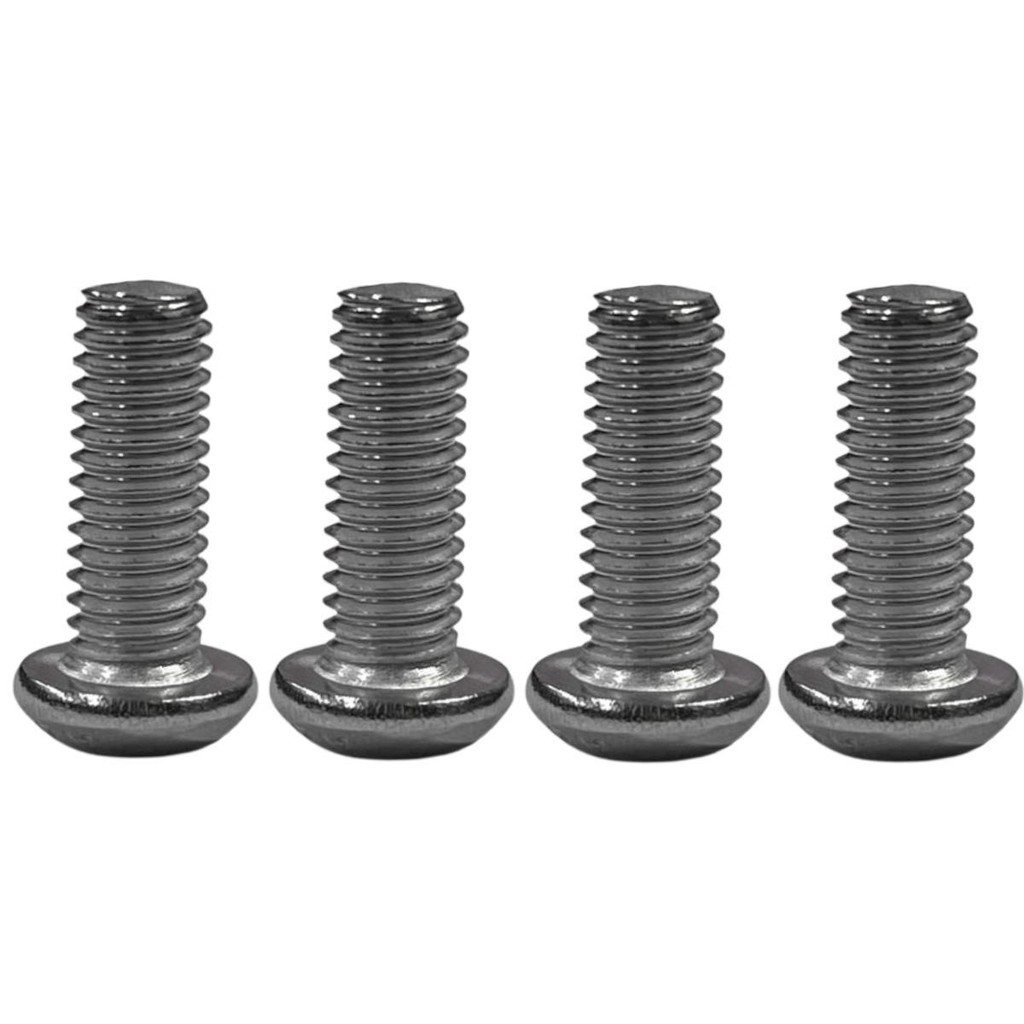 Parafuso Protetor Escape Escapamento Ponteira Nmax160 Neo125 Fazer150 Factor 125 150 Xtz150 Fz25 Aço Inox M6X16 4 Peças — imagem 2 de 2