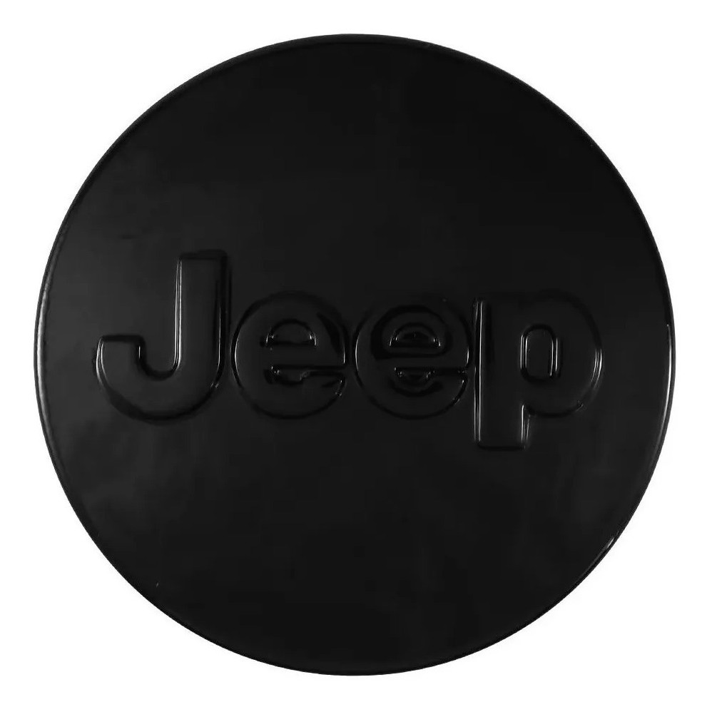 Calota Meio Tampa Roda Jeep Renegade E Compass Preto
