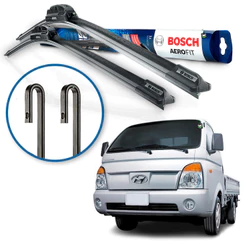 Par Palheta Limpador Parabrisa Bosch Hyundai HR 2007 2008 2009 2010 a 2025