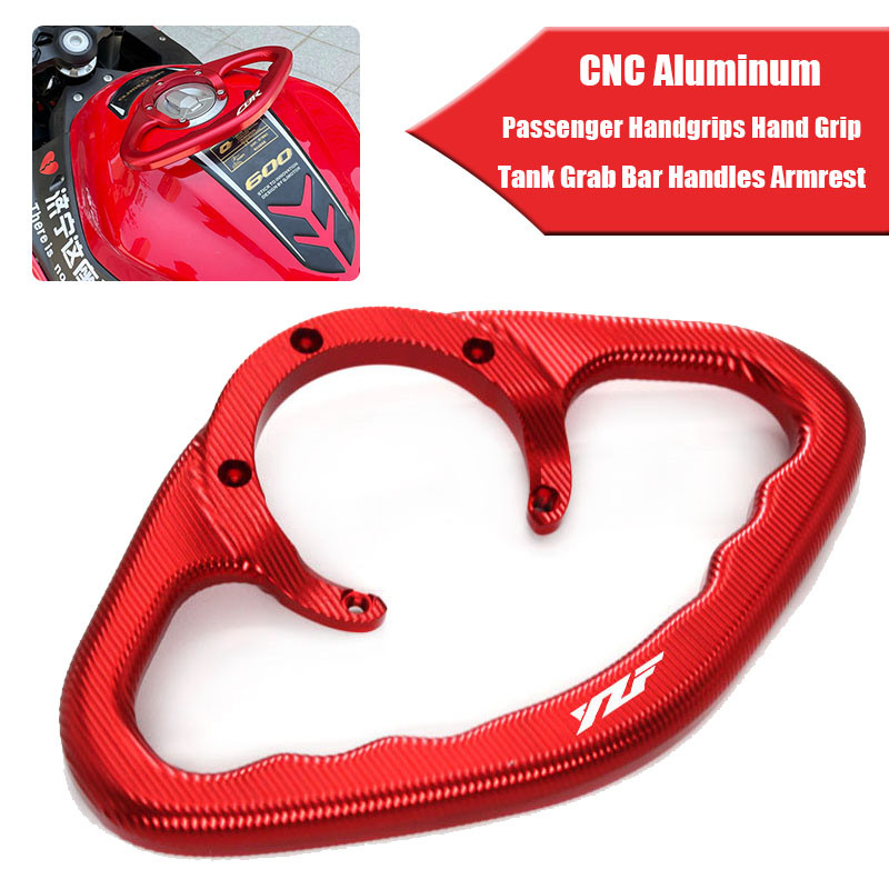 Para YAMAHA YZF-R1 R6 R25 R3 R1 R3 R25 R15 Punhos Do Passageiro Da Motocicleta Aperto De Mão Tanque Barra De Apoio Alça