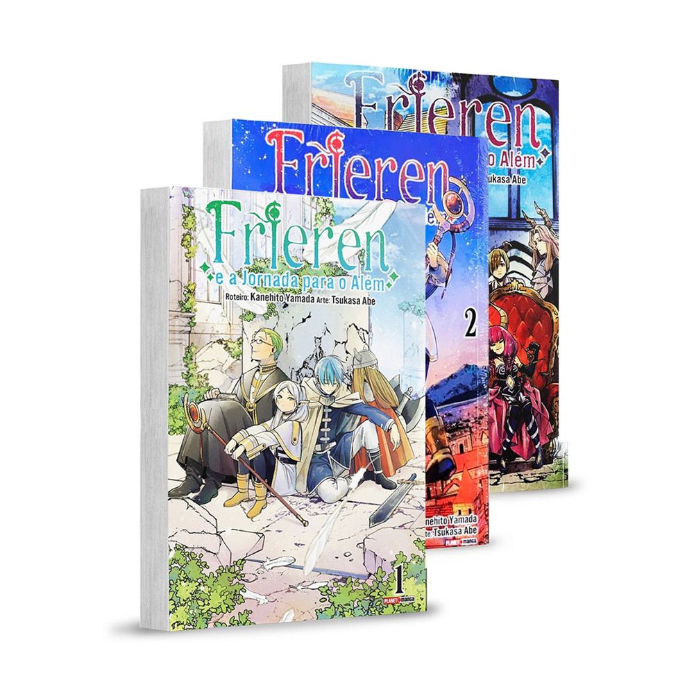 Mangá - Frieren e a Jornada para o Além - Kit com as edições 1 a 3 em Oferta na Shopee