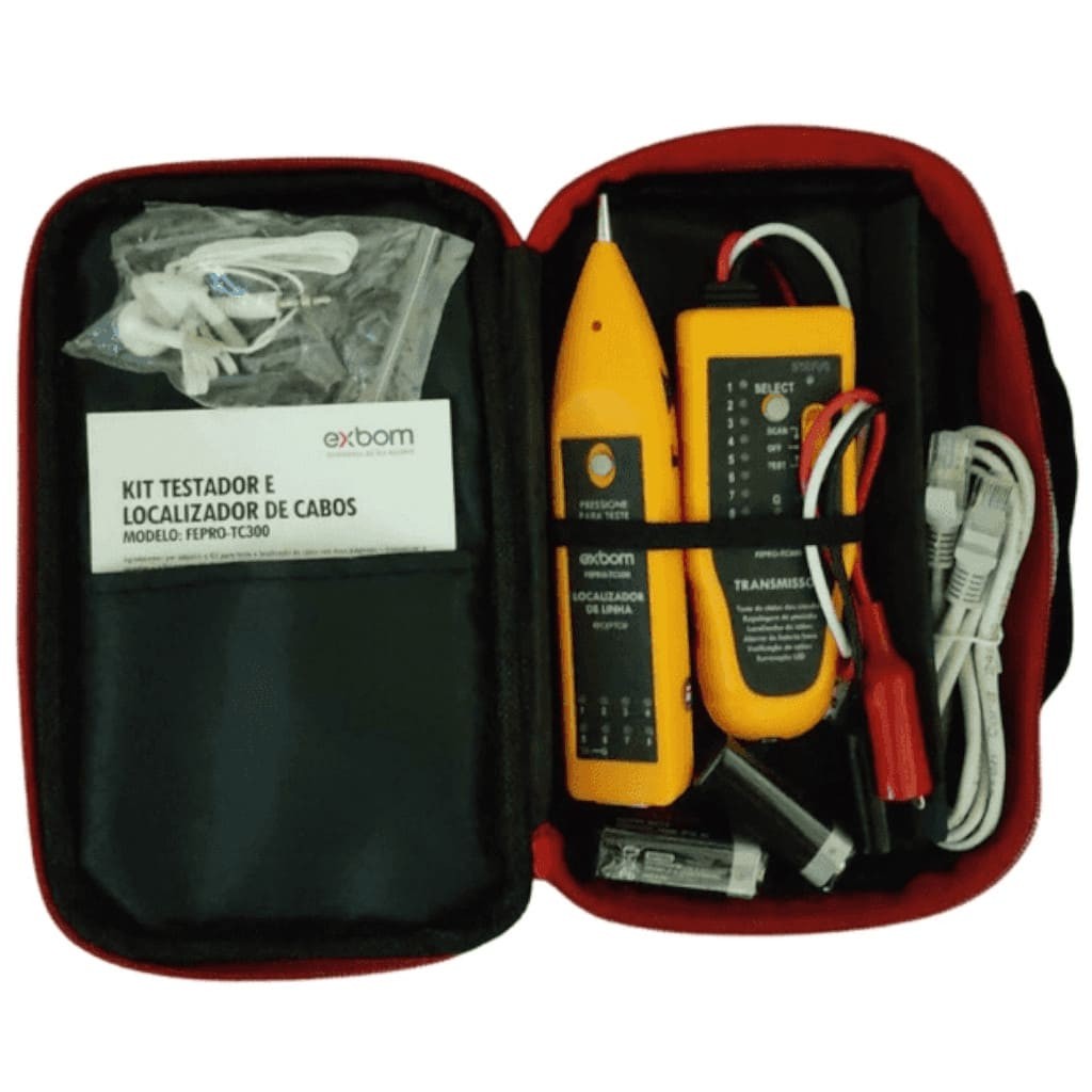 Kit Localizador Testador De Cabos Caneta Indutiva Zumbidor