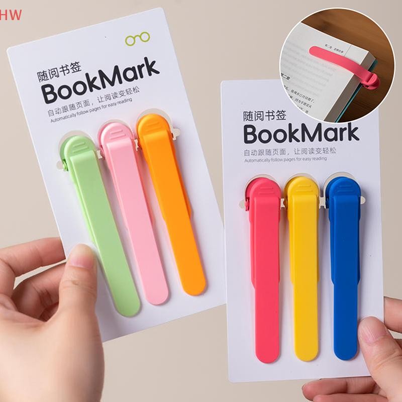 1/3/6 Pçs Marcador Inteligente Silicone Livro Marca Peças De Reposição Acessórios Para Amantes Da Leitura Marcadores Hom