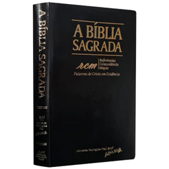 Bíblia Sagrada RCM | ACF | Letra Gigante | Capa Recouro Alligator Preta