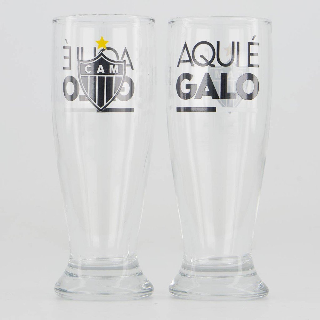 Kit Atlético Mineiro 2 Copos Munic em Oferta na Shopee
