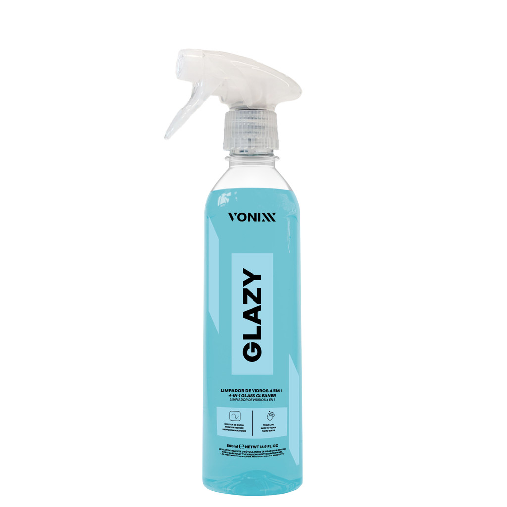 Glazy Limpador de Vidros 4 em 1 Vonixx Com Redutor de Atrito 500ml