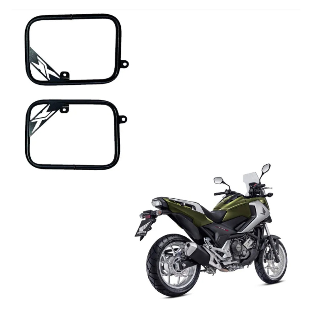 Par Afastador de Alforge Para NC700 750X Com Bagageiro Bráz