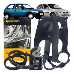 Kit Correia Dentada Tensor e Proteção - GM Corsa Wind 1.0 1.4 2010 2011 2012 2013 2014 2015 2016