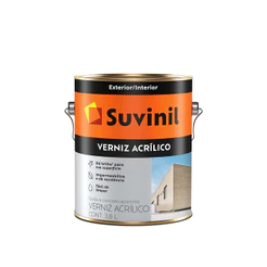 VERNIZ ACRÍLICO BRILHANTE INCOLOR SUVINIL 3,6L