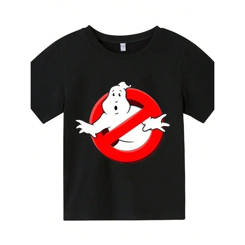 Crianças Ghostbusters Game Print T-shirt, desenhos animados, T-shirt engraçada, meninos, meninas, bebê, crianças