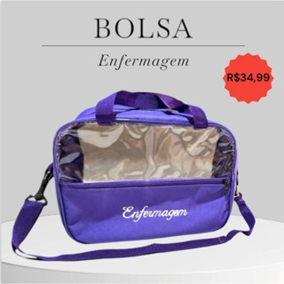 Bolsa para Enfermagem com Alça de Mão e Ombro Cor Linda Diversas Cores em Oferta na Shopee