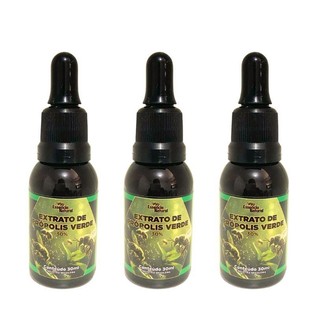 Extrato de Própolis Verde 30 ml - Kits Com 1, 2 e 3 Unidades