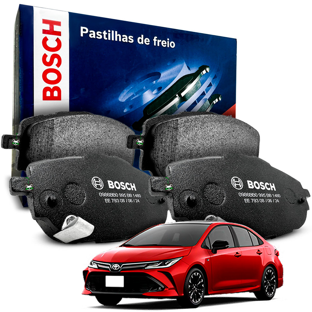 Jogo de Pastilhas Freio Dianteiro Bosch Corolla 2015 a 2023 em Oferta na Shopee