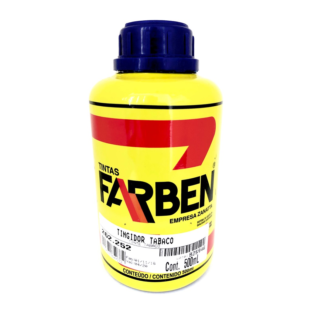 Tingidor Corante para Madeira Tabaco 262.252 Farben 500 ml