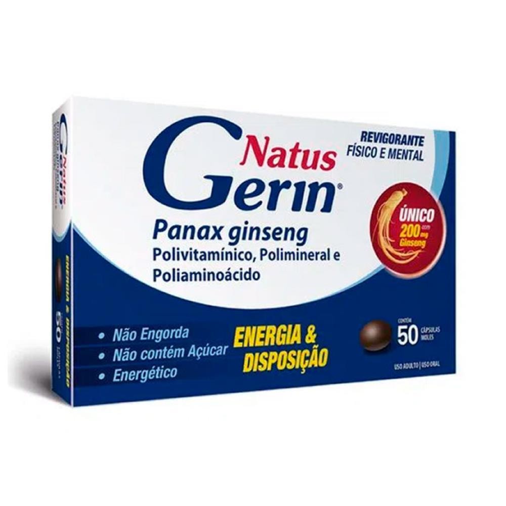 NATUS GERIN COM 50 CÁPSULAS - Health