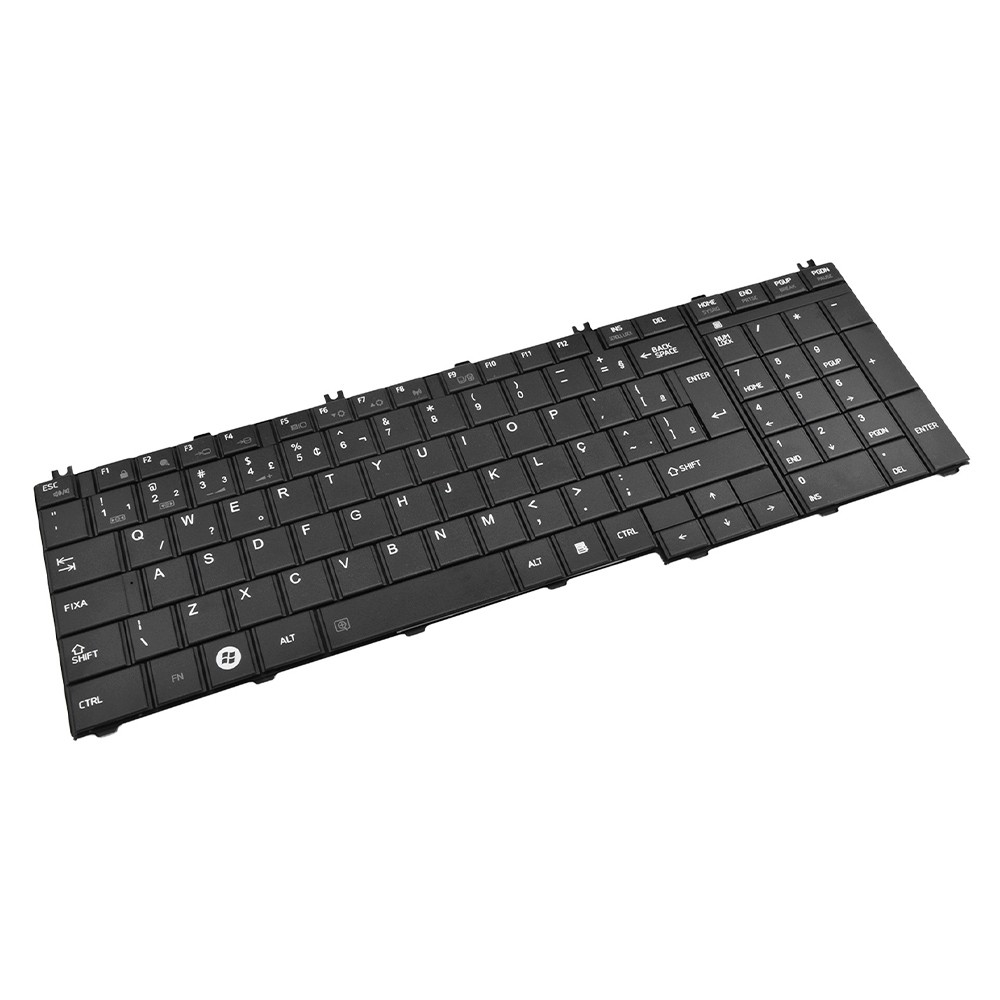 Teclado para Notebook Toshiba Satellite L655-S5074 | Preto ABNT2 - Computers & Accessories