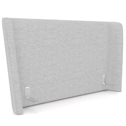 Cabeceira Cama Box Queen 160cm Nilo P05 Linho Cinza Claro - Lyam Decor