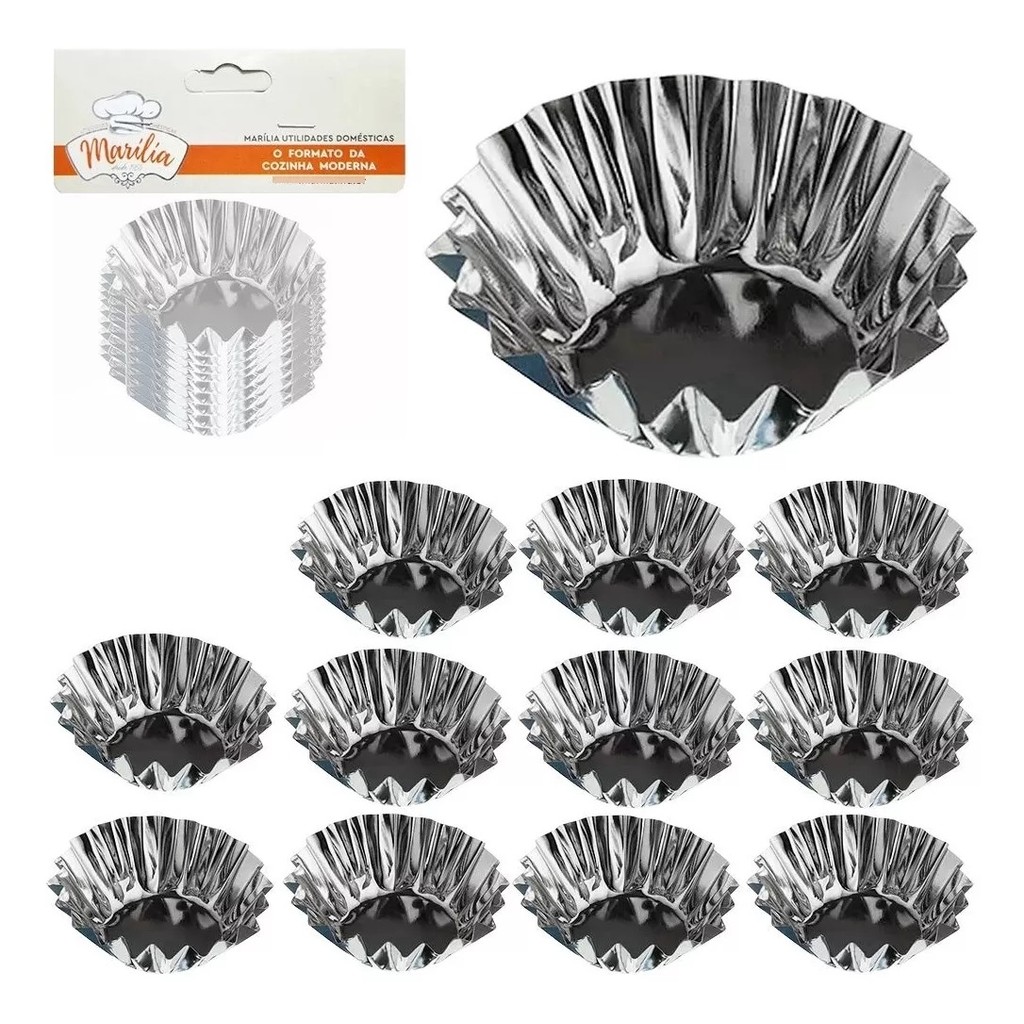 Jogo 60 Formas De Empadinha Crespa Nº2 Empada E Doces em Oferta na Shopee