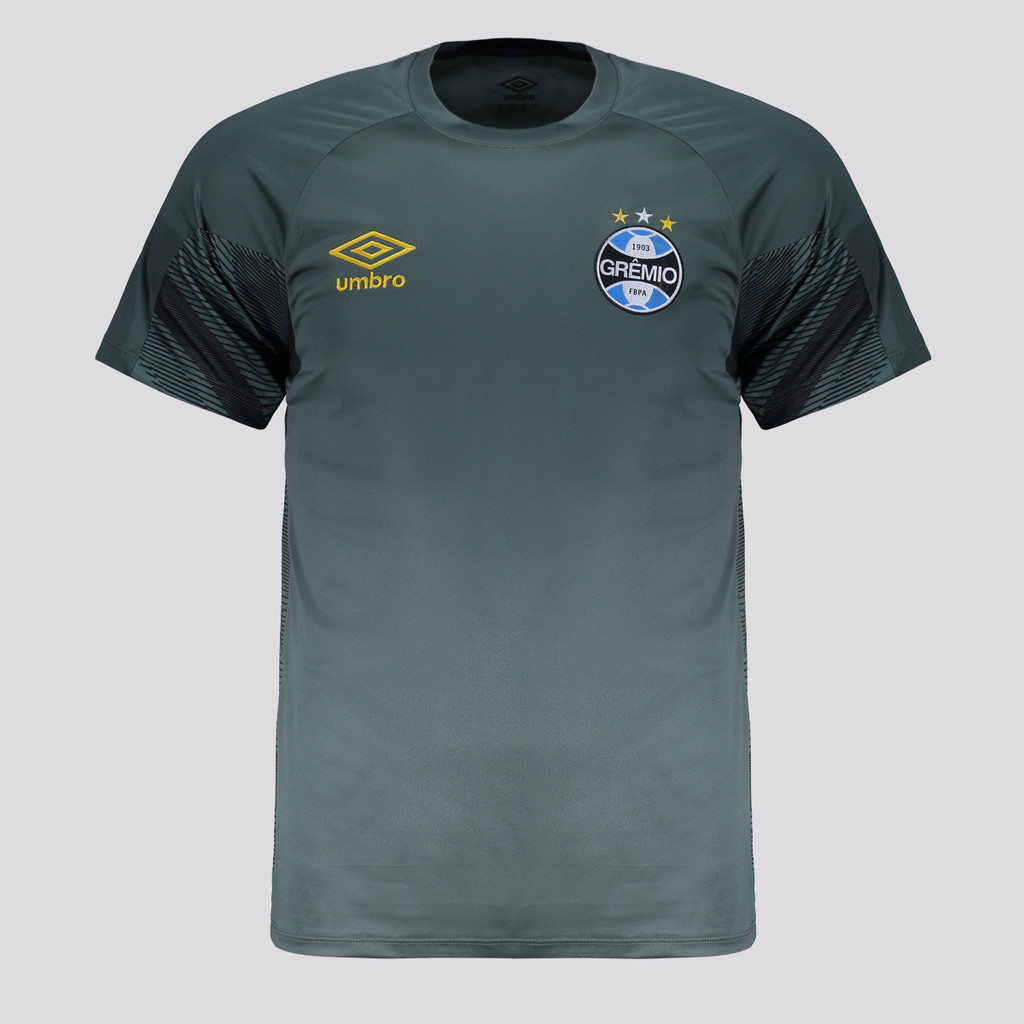 Camisa Umbro Grêmio Goleiro 2025 Verde e Preta em Oferta na Shopee