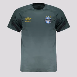 Camisa Umbro Grêmio Goleiro 2025 Verde e Preta