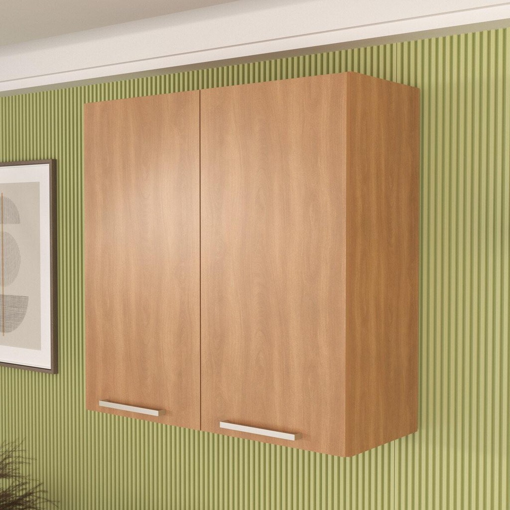 Armário de Cozinha Aéreo com 2 Portas 80cm Multimóveis CR20414 em Oferta na Shopee