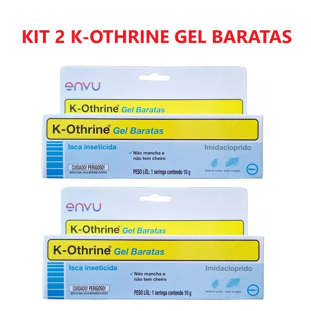 Kit 2 K-Othrine Gel Baratas 10g em Oferta na Shopee