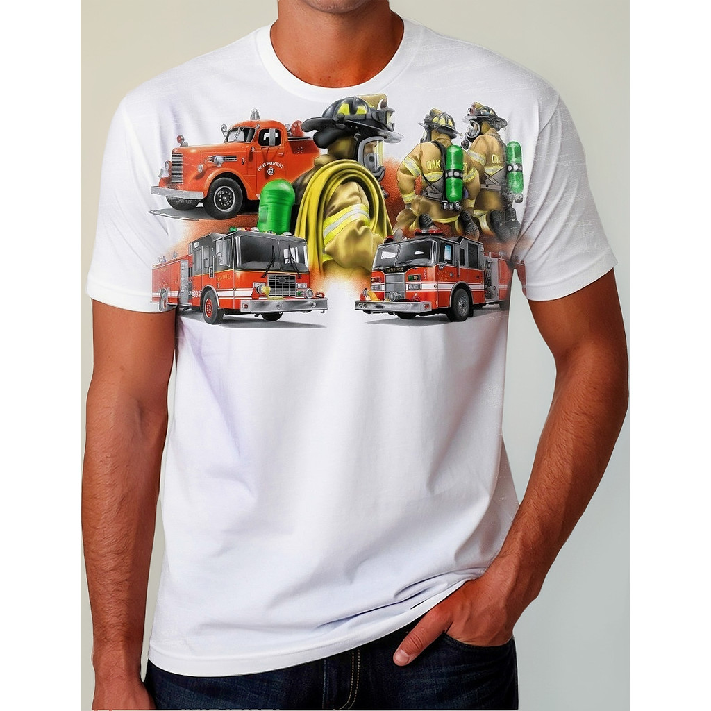 Camisa Camiseta Bombeiros Salva Vidas Profissão Fogo Fogão 4