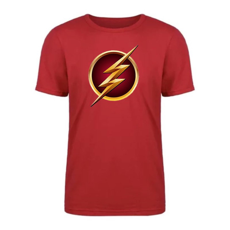 Camiseta The Flash Herói Dc Comics Básica Camisa Flash Promoção