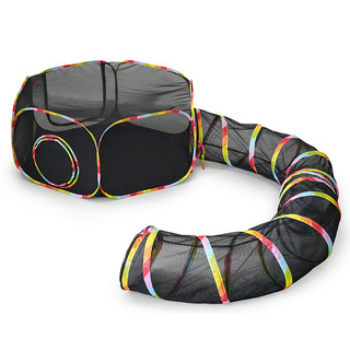 Túnel para gatos Túnel dobrável para treinamento de animais de estimação em Oferta na Shopee