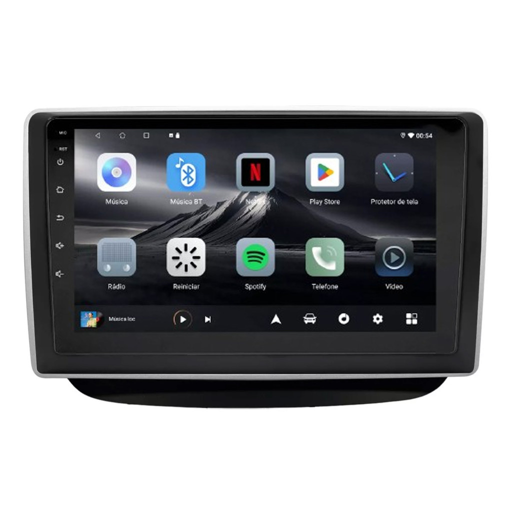 Multimídia Novo Onix 2020 2021 2022 Adak G2 9P QLED 2GB Android Auto e Carplay + Câmera de ré