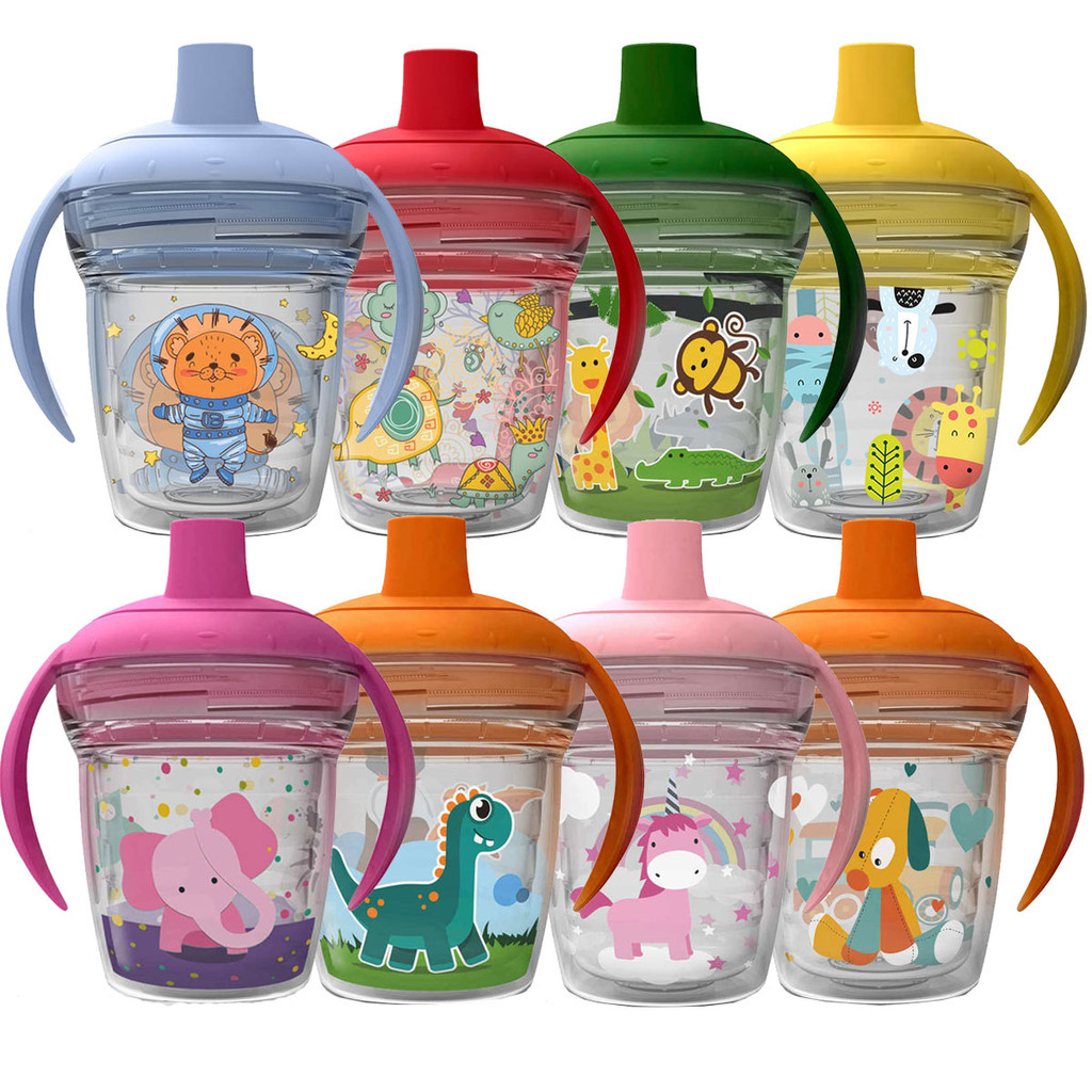 Copo Infantil 170ml Com Bico Rígido e Alças Transição Mamadeira Para Copo Helsim em Oferta na Shopee