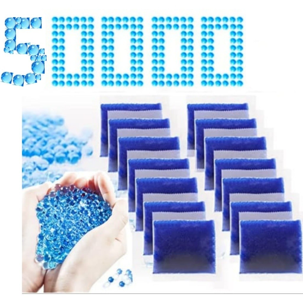 Pacote de recarga de 50.000 esferas de gel Orbeez para lançadores Esferas de hidrogel Orbis de 7-8 mm