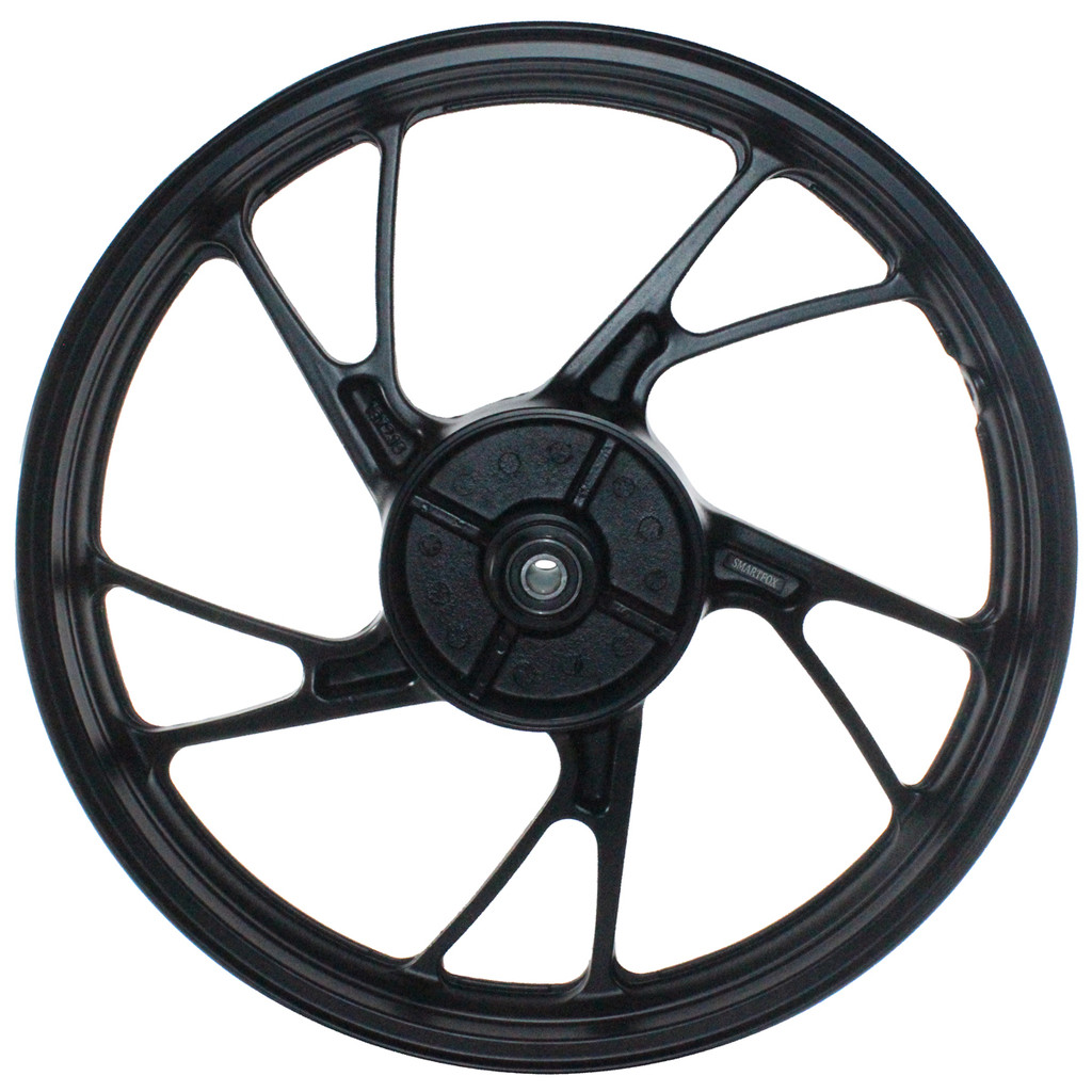 Roda jante traseira de alumínio liga leve CG150 CG160 Fan Titan Start com rolamentos modelo pé de galinha